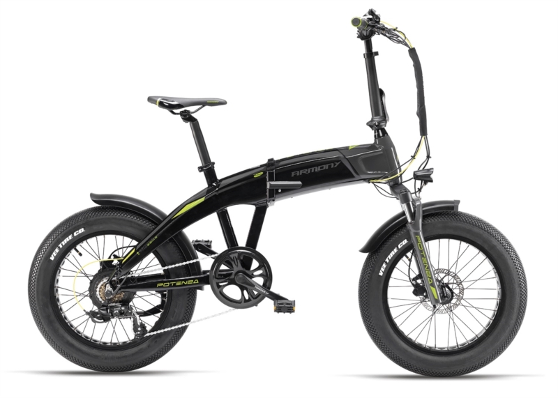Bicicletta elettrica unisex Fat pieghevole Armony POTENZA